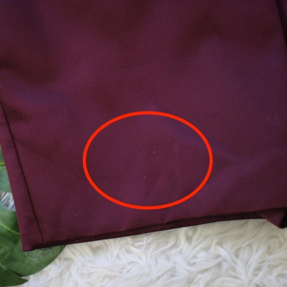 TOPSHOP Mulberry Luxe Satin Wrap Skort Size 4 - Picture 4 of 4